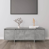 vidaXL Szafka pod TV, szarość betonu, 120x30x40,5 cm