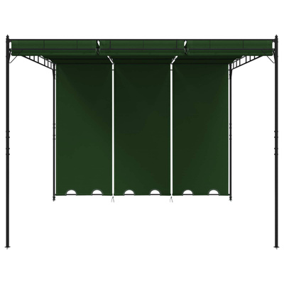 Altana 4 x 3 x 2,3 m zielony Poliester i Stal