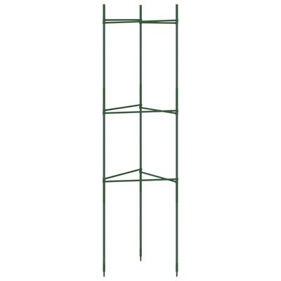 Podpórki na pomidory, 2 szt., 116 cm, stal i PP