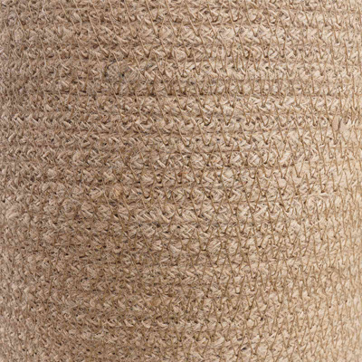Zestaw doniczek 2 pcs naturalny ? 21 x 21 cm 100% Juta Tossa