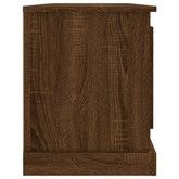 vidaXL Szafka pod TV, brązowy dąb, 100x35,5x45 cm