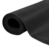 Maty podłogowe Czarny 1 x 5 m Guma