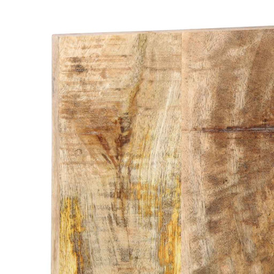 Zagłówek 120 cm lite drewno surowe mango