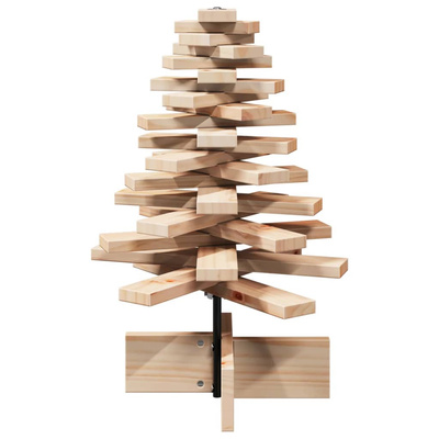 Drewniana choinka do udekorowania, 60 cm, lite drewno sosnowe