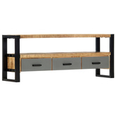 vidaXL Szafka pod TV, 130x30x50 cm, lite drewno mango