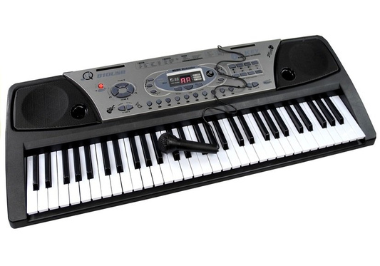 Organy Keyboard + Mikrofon Zasilacz MQ-810 MP3