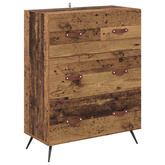 Highboard Stare drewno 69,5 x 34 x 180 cm Drewno inżynieryjne
