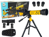 Teleskop Naukowy Edukacyjny Z Uchwytem Na Telefon Żółty
