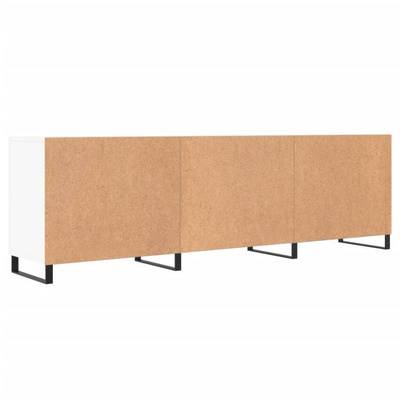 vidaXL Szafka pod TV, biała, 150x30x50 cm, materiał drewnopochodny model standard