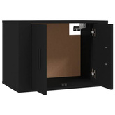 vidaXL Wiszące szafki telewizyjne, 2 szt., czarne, 57x34,5x40 cm