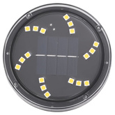 Solarne lampki gruntowe, z kolcami, 12 szt., ciepłe białe