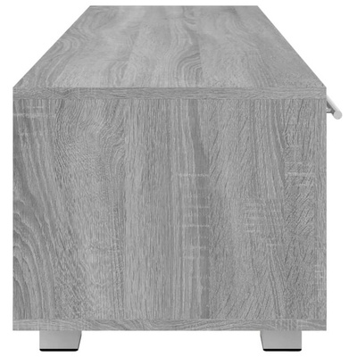 vidaXL Szafka pod TV, szary dąb sonoma, 110x40x35 cm
