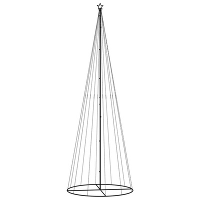 vidaXL Choinka stożkowa, 732 kolorowe LED, 160x500 cm