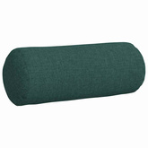 Poduszki Wałkowe 2 pcs Ciemna zieleń ? 15 x 40 cm tkanina