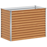 Podniesiona rabata ogrodowa 98 x 50 x 68 cm Stal Galwanizowana