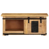 vidaXL Szafka pod TV, 90x35x40 cm, lite drewno mango