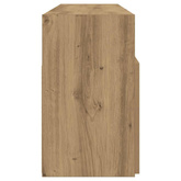 Szafka pod TV z oświetleniem LED, dąb artisan, 120x30x50 cm