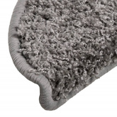 Maty na schody 15 szt. 56x17x3 cm Szare półokrągłe