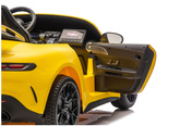 Auto Na Akumulator Mercedes GT63 AMG DK-GT63 24V LCD Żółty