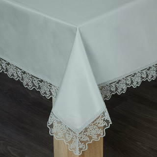 Obrus Abella srebrny 150x300