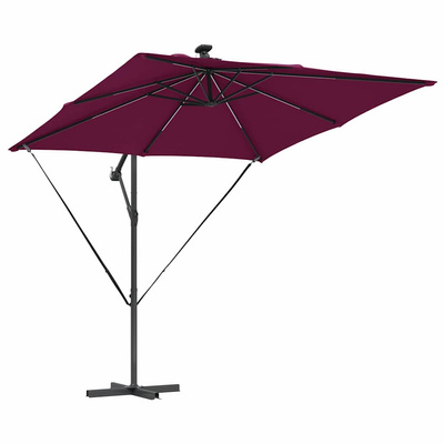 Parasol plażowy Bordeaux Czerwony 249 x 249 x 250 cm