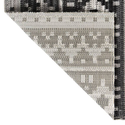 vidaXL Dywan zewnętrzny o płaskim splocie, 115x170 cm, ciemnoszary