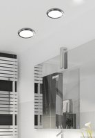 Plafon satyna nikiel lampa do łazienki IP44 40W G9 Aquila Candellux 12-69955