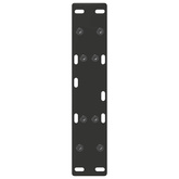 Nogi do stolika kawowego w kształcie litery A 2 szt. Czarne 30x(30-31) cm Stal