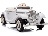 Auto Na Akumulator Mercedes Benz 540K Klasyk Premium Światła LED MP3 Biały