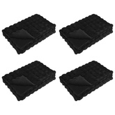 Koc antypoślizgowy z sztucznego futra królika Olite 4 pcs