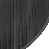 vidaXL Dywan okrągły, szary, 60 cm, bambusowy