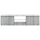 vidaXL Szafka pod TV, z LED, szary dąb sonoma, 140x40x35,5 cm