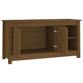 vidaXL Szafka pod TV, miodowy brąz, 103x36,5x52 cm, drewno sosnowe