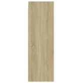 vidaXL Szafki telewizyjne, 2 szt., biel i dąb sonoma, 30,5x30x90 cm