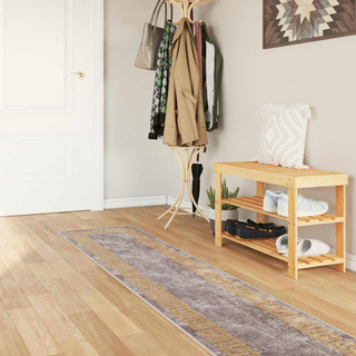 Chodnik dywanowy MARSA Szary 50 x 300 cm Poliester i PVC