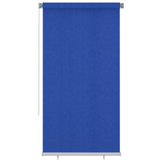 vidaXL Roleta zewnętrzna, 120x230 cm, niebieska, HDPE