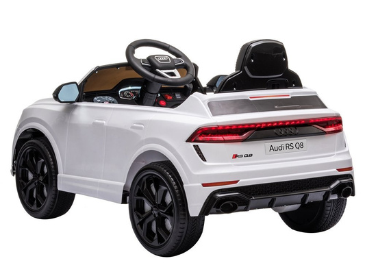 Samochód na akumulator Audi RS Q8 Światła LED MP3 Pilot Biały