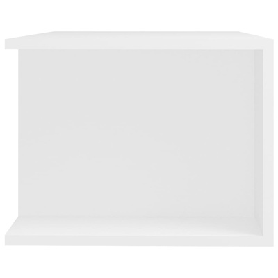 Szafka pod TV z oświetleniem LED, biała, 90x39x30 cm