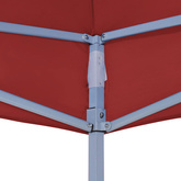 Dach do namiotu imprezowego, 4,5 x 3 m, burgundowy, 270 g/m?