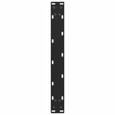 Nogi do stolika kawowego czarne 2 szt. 50x(30-31) cm stal