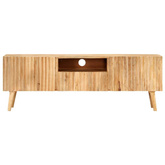 vidaXL Szafka pod TV, 140x30x49 cm, lite drewno mango