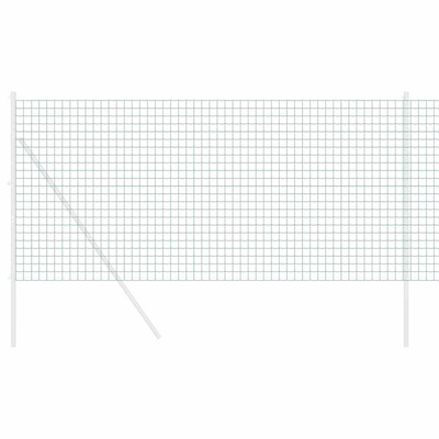 Ogrodzenie Euro 1 x 25 m Żelazo pokryte PVC zielony