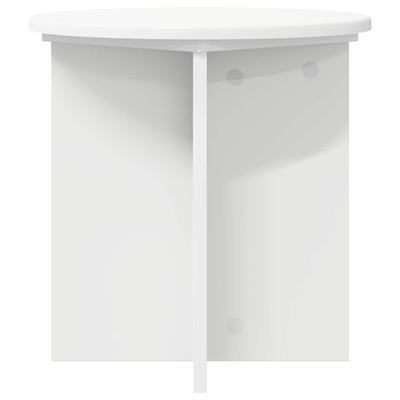 Stojak na rośliny 2 pcs Biały ?40 x 40 cm Drewno inżynieryjne