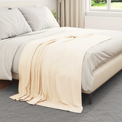 Koce narzutowe 24 pcs Kremowy 170 x 130 cm Polar
