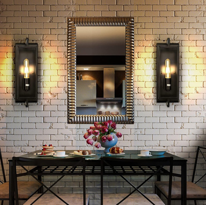 Kinkiet Abigali Retro Simple, czarny 1xE27