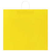Torby papierowe 250 szt. z uchwytami żółte 54x15x49 cm