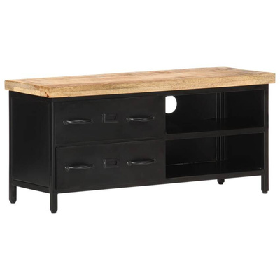 vidaXL Szafka pod TV, 90x30x41 cm, surowe drewno mango