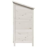 Shed ogrodowy Biały 106 x 56 x 113,5 cm Drewno Świerkowe