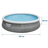 Basen ogrodowy rozporowy 457 x 107 cm  Bestway 57372