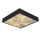 Luxan Lampa sufitowa czarny 28w led 4000k led fornir s.white